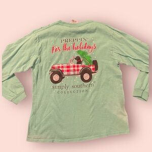 2 Simply Southern Youth Large Long Sleeve T-Shirts